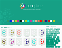 Tablet Screenshot of iconsplace.com